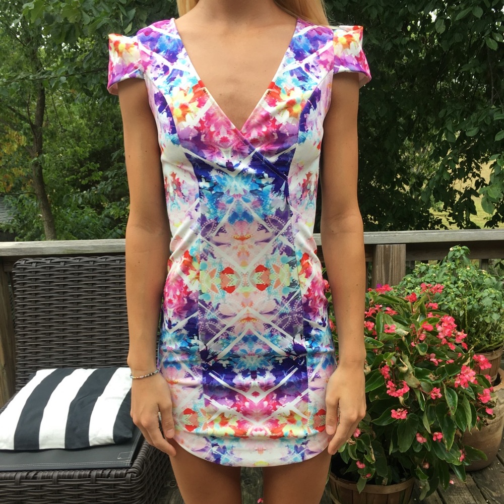Watercolor dress